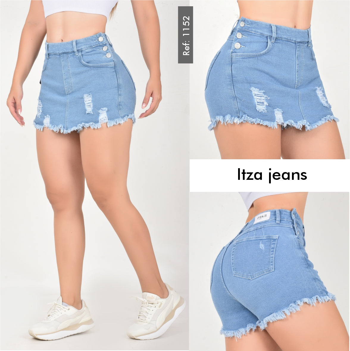 FALDA SHORT DAMA REF. 1152 ITZA JEANS TIENDA ONLINE