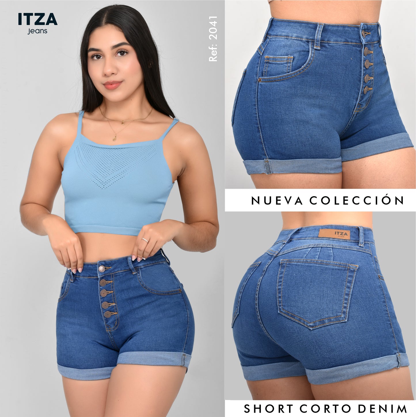 SHORT MUJER STRECH REF.2041