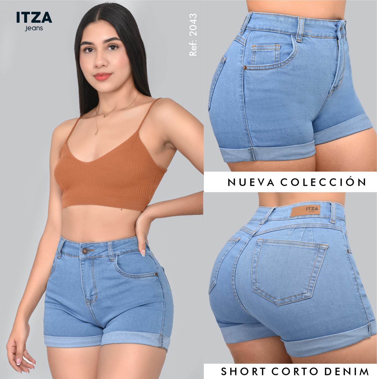 SHORT MUJER STRECH REF.2043