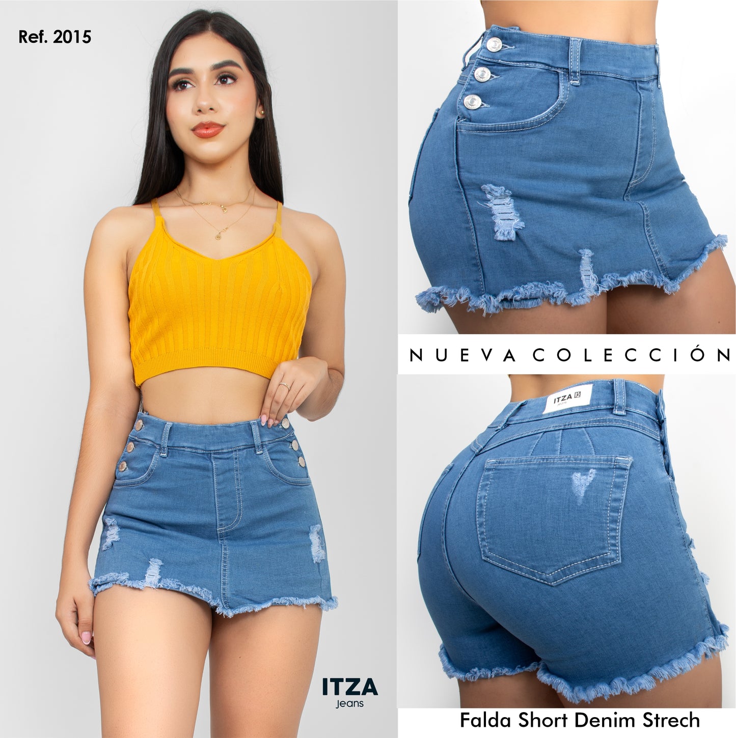 FALDA SHORT MUJER  REF.2015