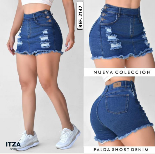 SALE FALDA SHORT MUJER  REF.2147