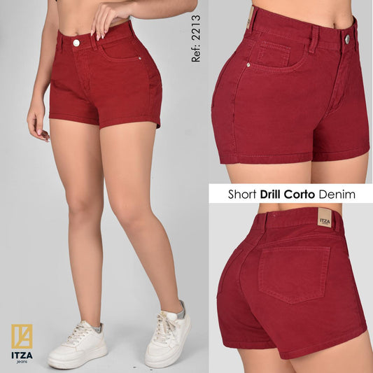 SHORT MUJER DRILL REF.2213