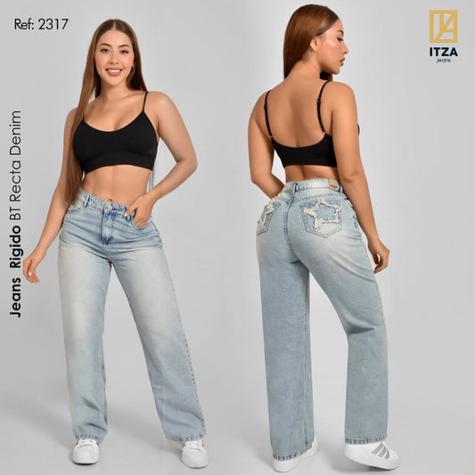 JEANS DAMA RIGIDO REF. 2317
