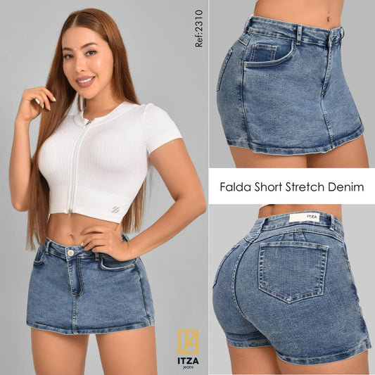 FALDA SHORT MUJER  REF.231O